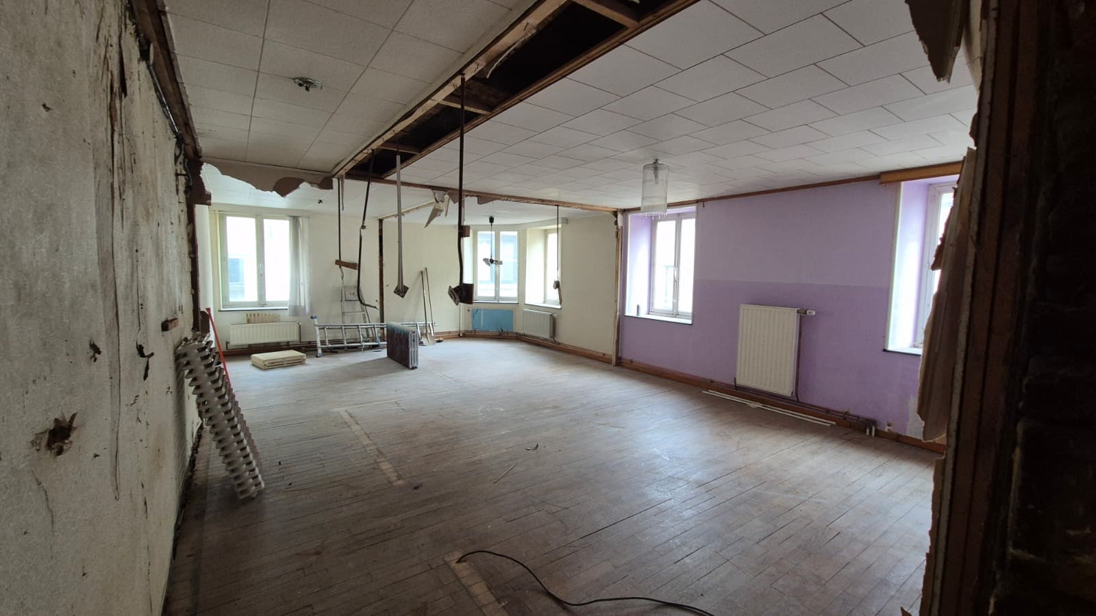 Salon avant rénovation